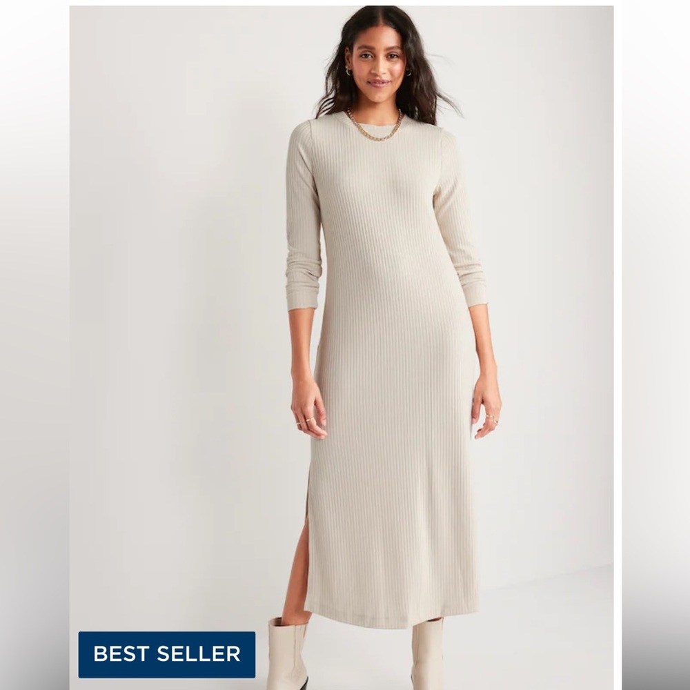 Old Navy long sleeve maxi dress - M